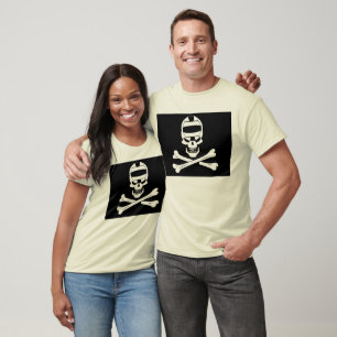 Camiseta Bandeira de pirata alegre do pólo aquático de