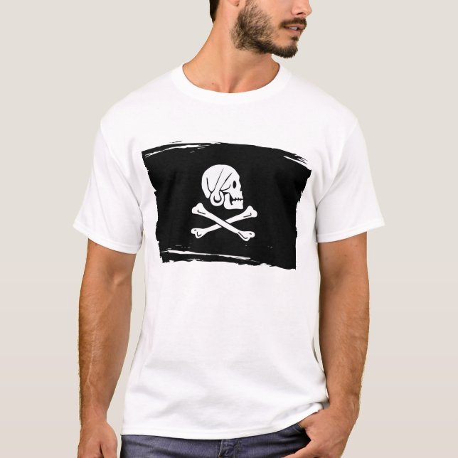 Camiseta Bandeira de pirata de Henry Avery (Frente)