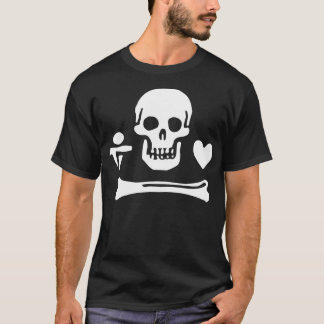 Camiseta Bandeira de pirata de Stede Bonnet