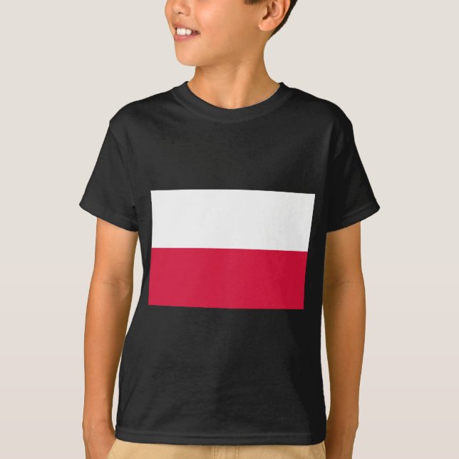 Camiseta Bandeira de Polônia (Frente)