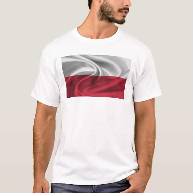 Camiseta Bandeira De Polônia (Frente)