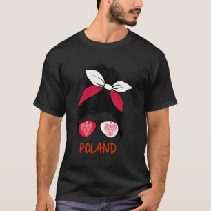 Camiseta Bandeira de Polônia de Patrimônio Polonês Polônia