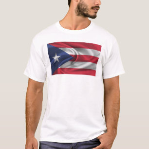 Camiseta Bandeira De Porto Rico