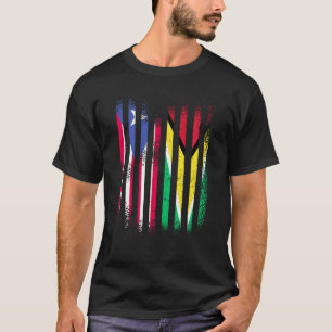 Camiseta Bandeira de Porto Rico Bandeiras de país cultivada