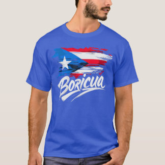 Camiseta Bandeira de Porto Rico Boricua engraçado
