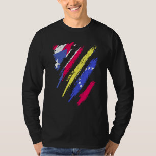 Camiseta Bandeira de Porto Rico Patriot Country Venezuela C