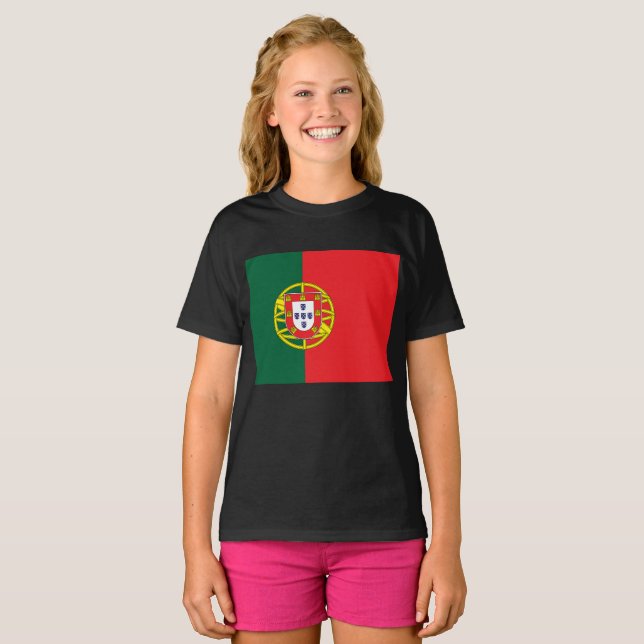 Camiseta Bandeira de Portugal (Frente Completa)