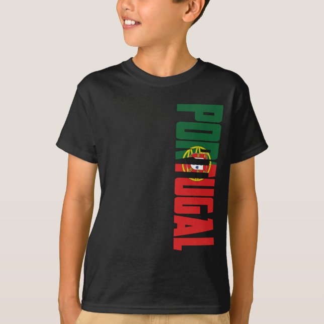 Camiseta Bandeira de Portugal (Frente)