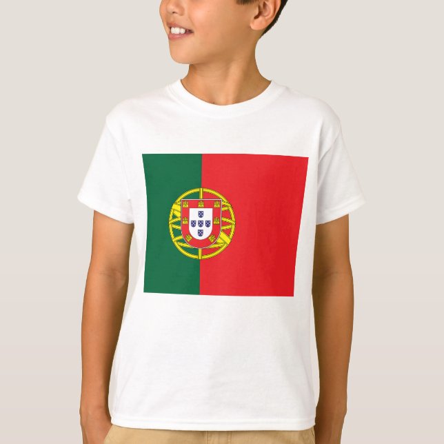 Camiseta Bandeira de Portugal (Frente)