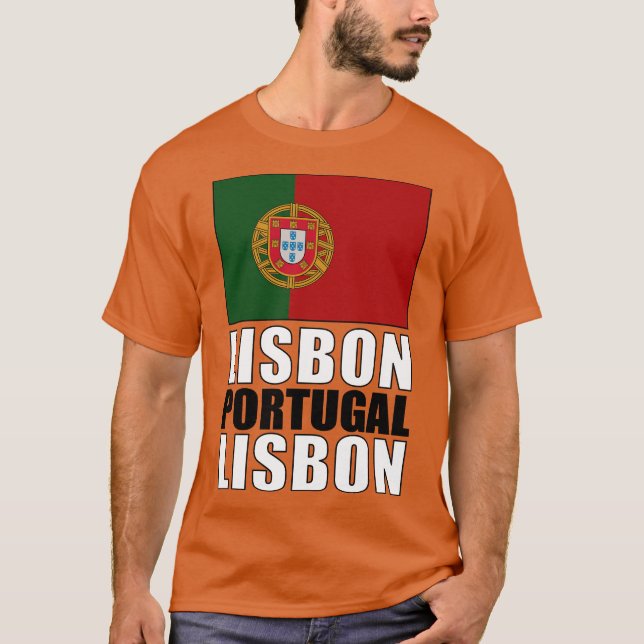 Camiseta Bandeira de Portugal (Frente)