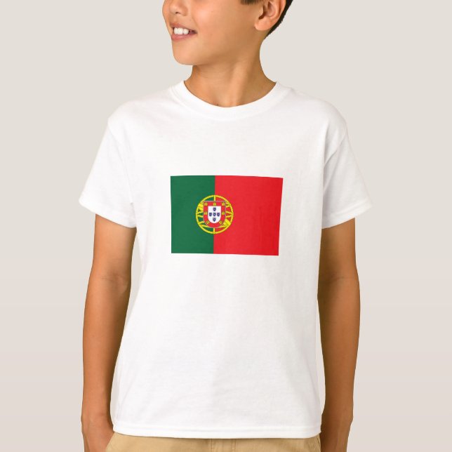 Camiseta Bandeira de Portugal (Frente)