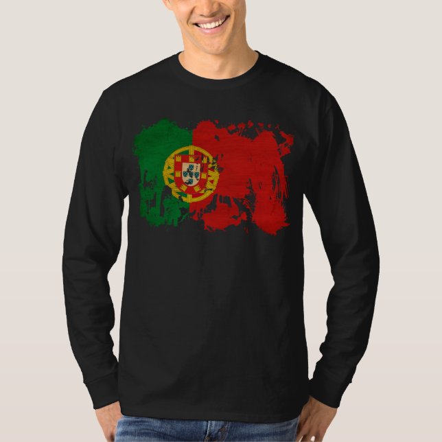 Camiseta Bandeira de Portugal (Frente)