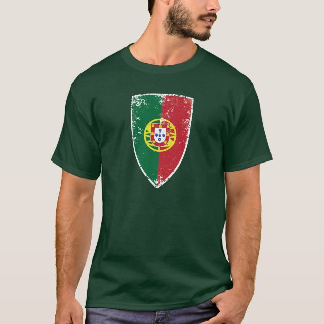 Camiseta Bandeira de Portugal (Frente)