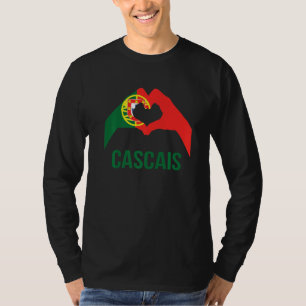 Camiseta Bandeira de Portugal Amor Cidade Portuguesa de Cas