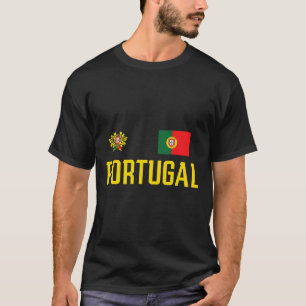 Camiseta Bandeira de Portugal Fã de Futebol Português Homen