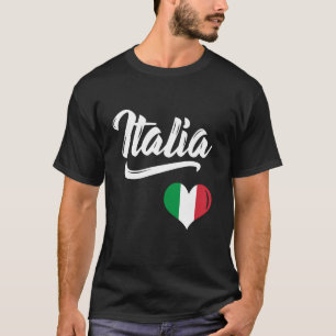 Camiseta Bandeira de Presente da Itália Itália Vintage Ital