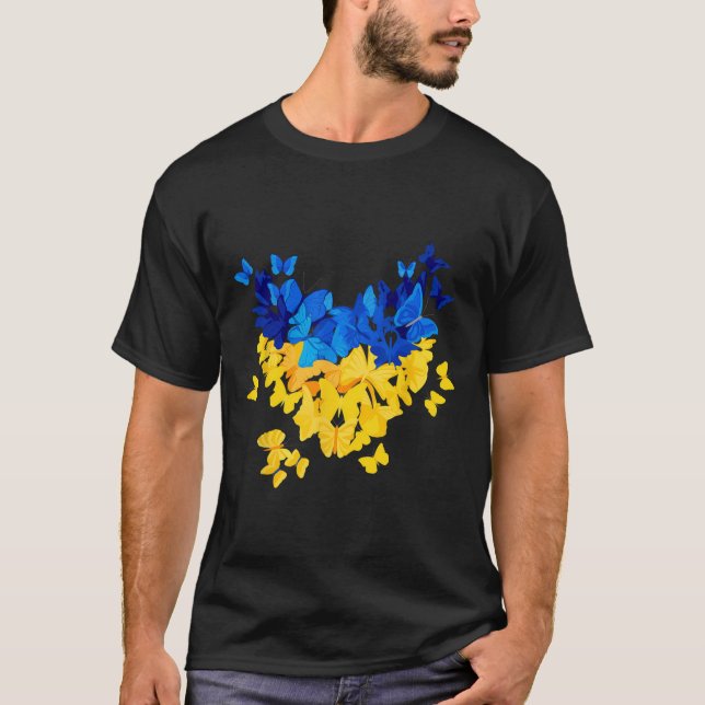 Camiseta Bandeira de Presente da Ucrânia Ukraini Kiev Ucran (Frente)