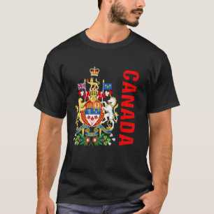 Camiseta Bandeira de Presente do Canadá Varsity Canadense T