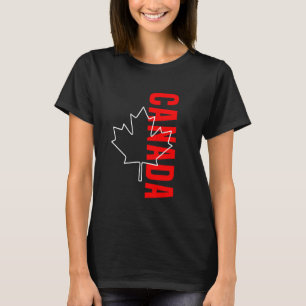 Camiseta Bandeira de Presente do Canadá Varsity Canadense T
