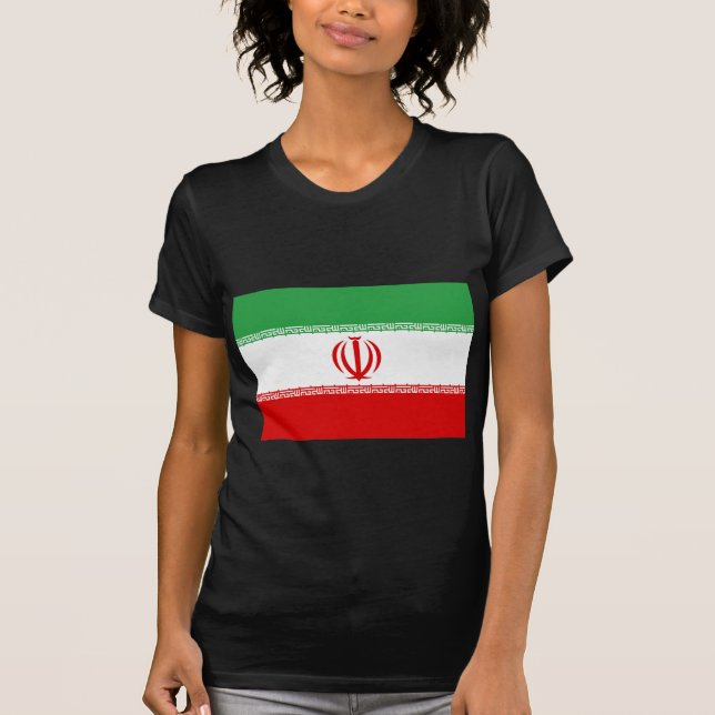Camiseta Bandeira de produtos de Irã (Frente)