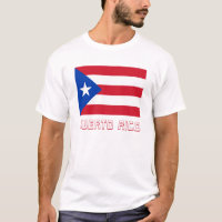 Bandeira de Puerto Rico com nome
