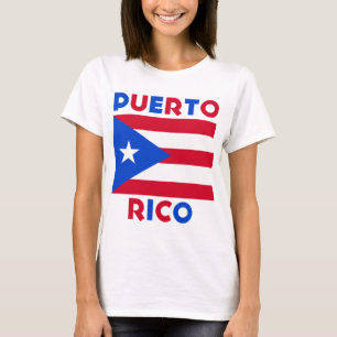Camiseta Bandeira de Puerto Rico do vintage do tigre 80s de