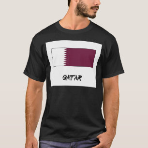 Camiseta Bandeira de Qatar