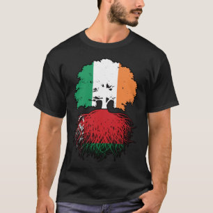Camiseta Bandeira de Raízes de Árvores na Irlanda da Bielor