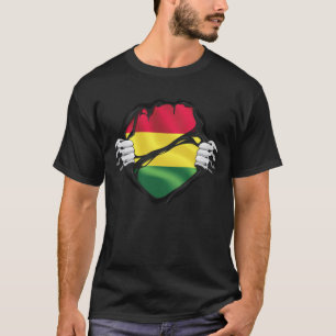 Camiseta Bandeira de Raízes Puras da Bolívia