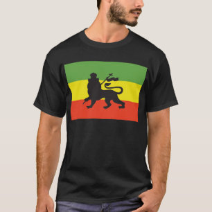 Camiseta Bandeira de Rastafarian