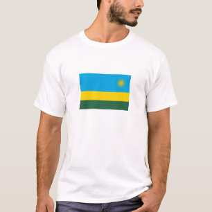 Camiseta Bandeira de Ruanda