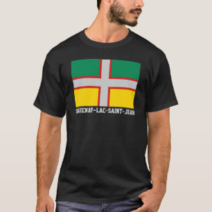 Camiseta Bandeira de Saguenay–Lac-Saint-Jean (QUEBEC)