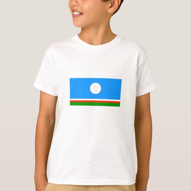 Camiseta Bandeira de Sakha (Frente)