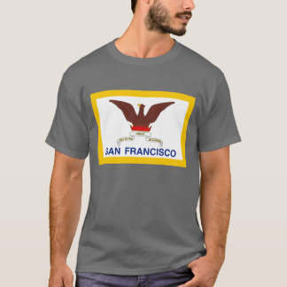 Camiseta Bandeira de San Francisco