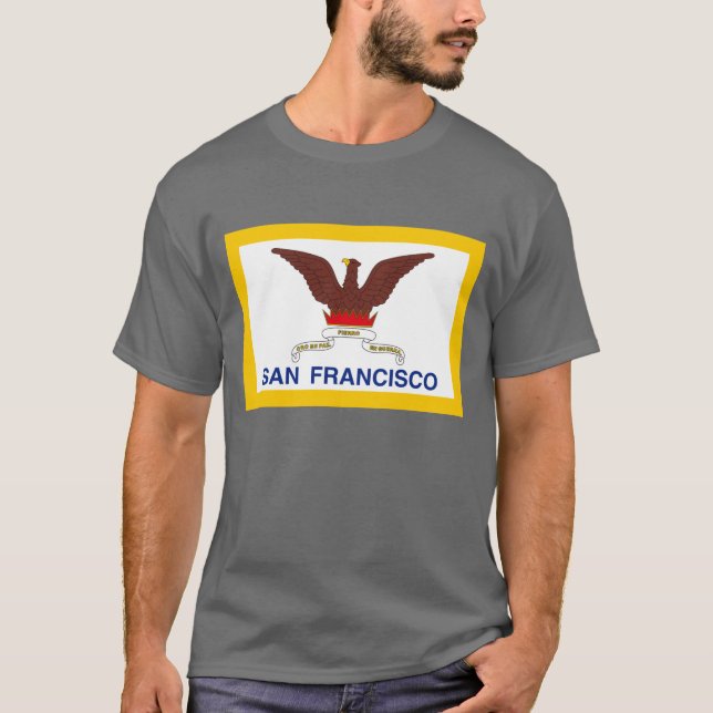Camiseta Bandeira de San Francisco (Frente)