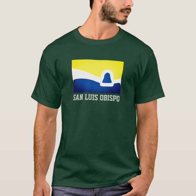 Camiseta Bandeira de San Luis Obispo, Califórnia (Frente)
