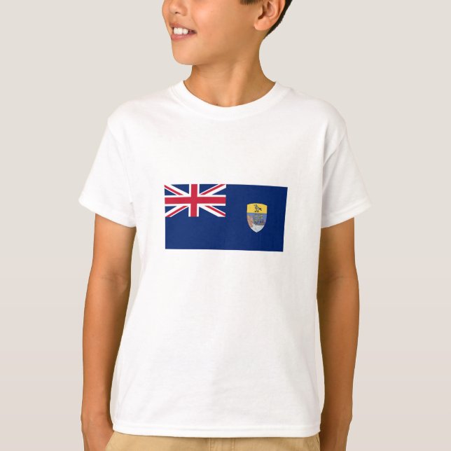 Camiseta Bandeira de Santa Helena (Frente)