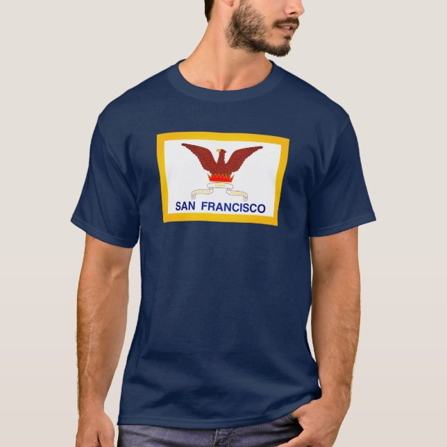 Camiseta Bandeira de São Francisco, CA (Frente)