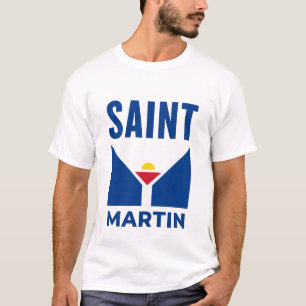 Camiseta bandeira de São Martinho