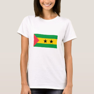 Camiseta Bandeira de São Tomé e Príncipe