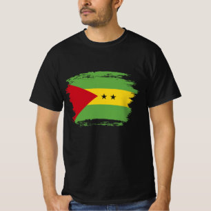 Camiseta bandeira de São Tomé e Príncipe