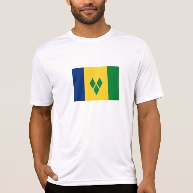 Camiseta Bandeira de São Vicente (Frente)