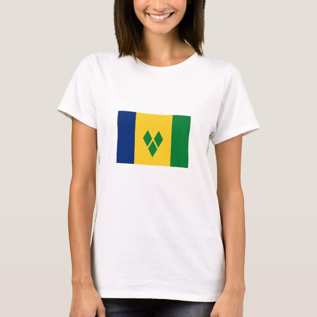 Camiseta Bandeira de São Vicente (Frente)