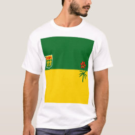 Camiseta Bandeira de Saskatchewan