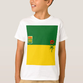Camiseta Bandeira de Saskatchewan