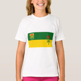 Camiseta Bandeira de Saskatchewan