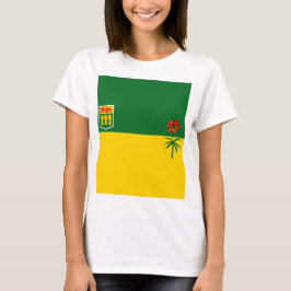 Camiseta Bandeira de Saskatchewan
