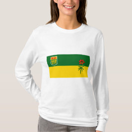 Camiseta Bandeira de Saskatchewan