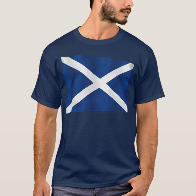Camiseta Bandeira de Scotland (Frente)