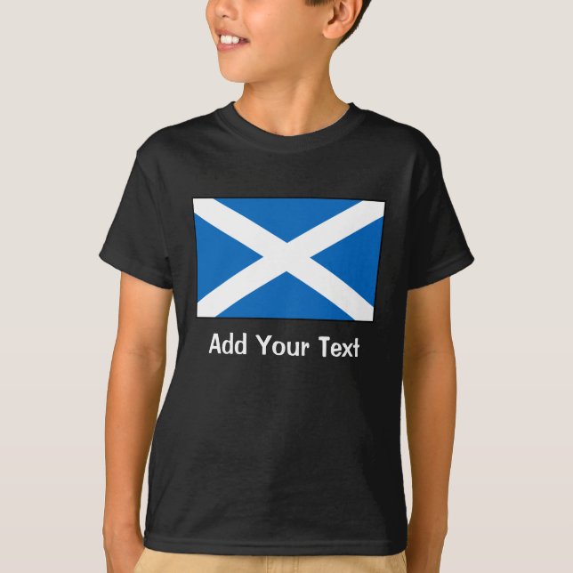 Camiseta Bandeira de Scotland (Frente)
